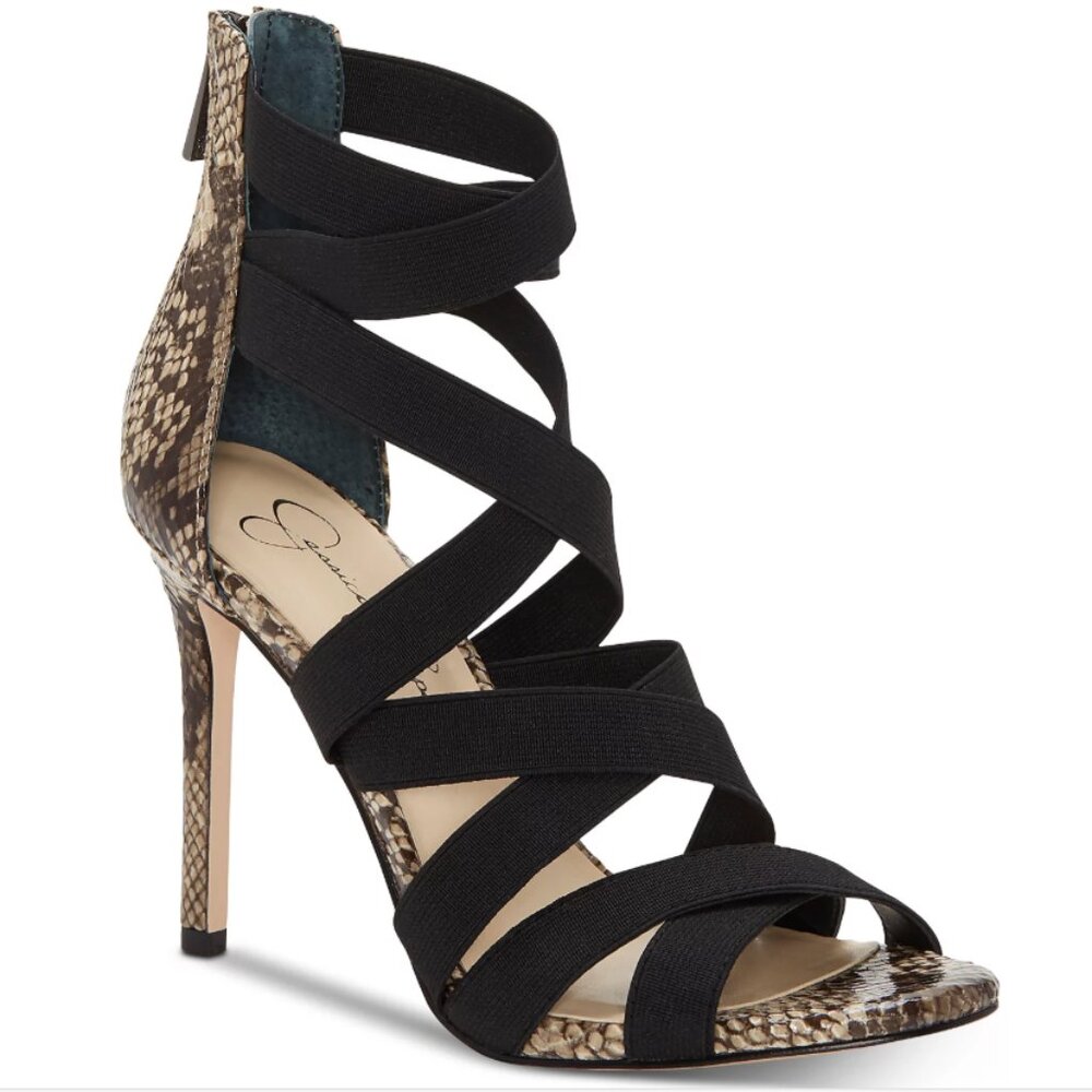JESSICA SIMPSON Jyra Strappy Heels Dress Sandals Size 8